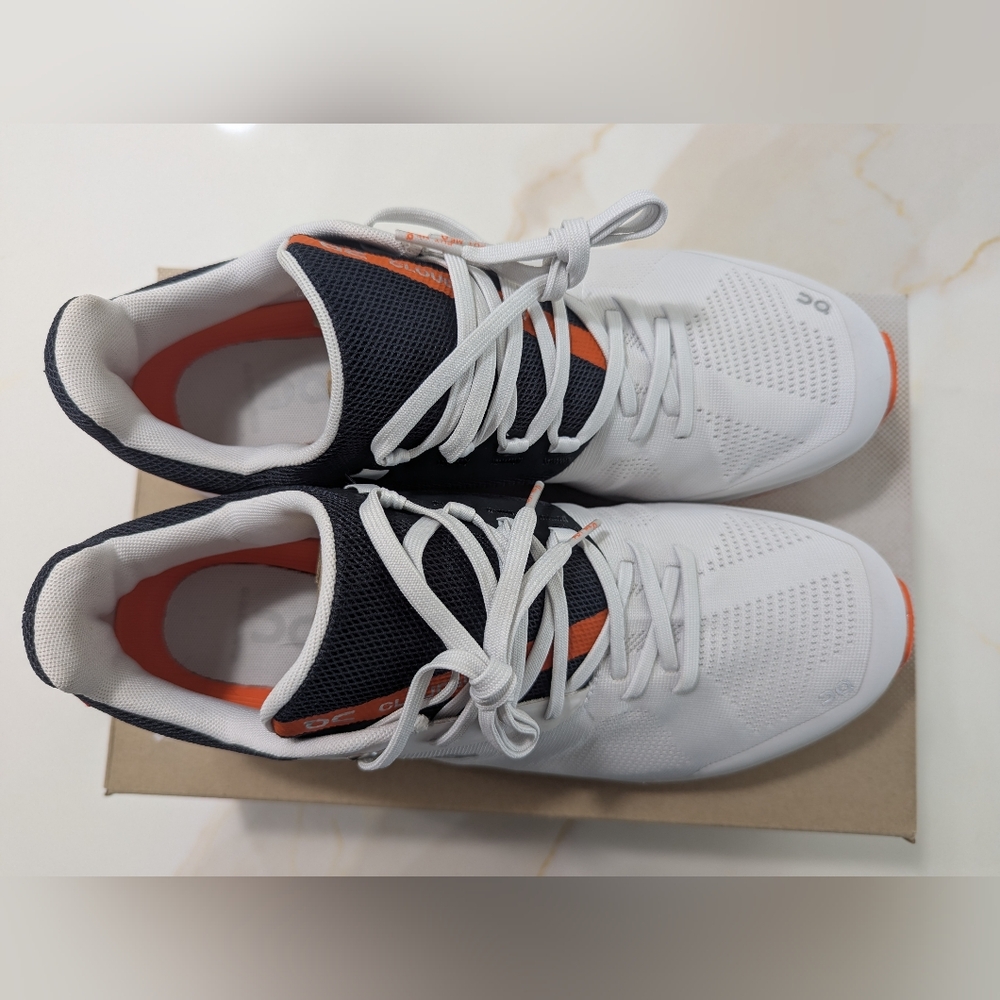 Never Worn, Still In Box! On Cloudsurfer 6 Running Shoes Frost Flame Men 11 - Picture 3 of 5